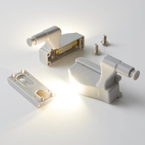 10 Peças de Sensor Inteligente com Luz LED para Dobradiças