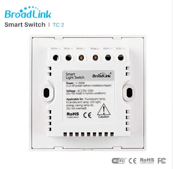 Smart Interruptores Wifi Touch Screen Broadlink - Quadrado