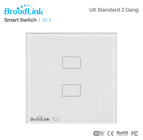 Smart Interruptores Wifi Touch Screen Broadlink - Quadrado