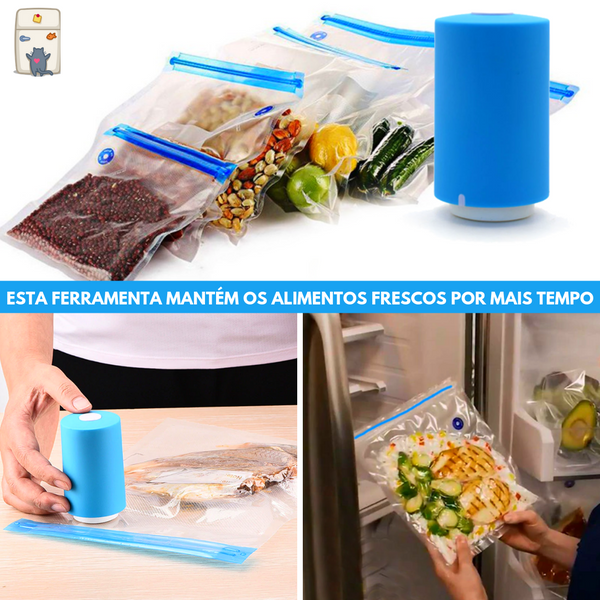 Lançamento FreshMate - Mini Seladora à Vácuo