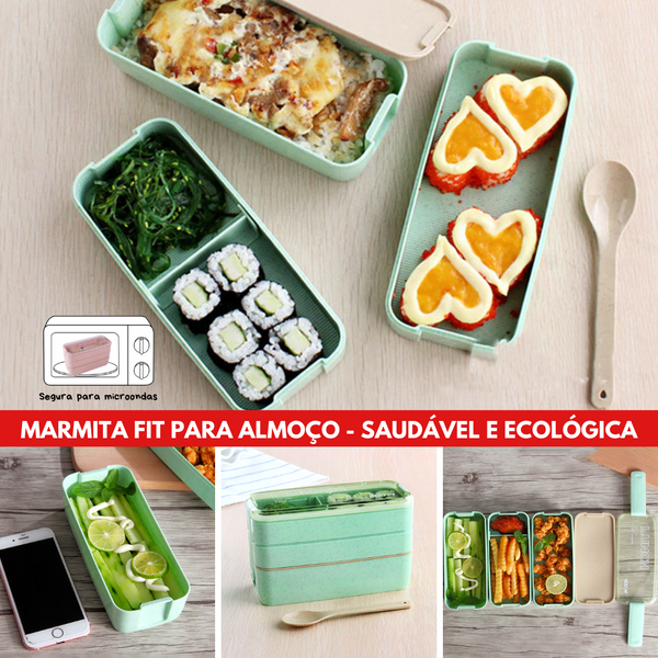 On-the-Go - Marmita Fit - 3 Camadas