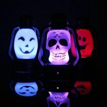 Lanterna LED Assombrada de Halloween