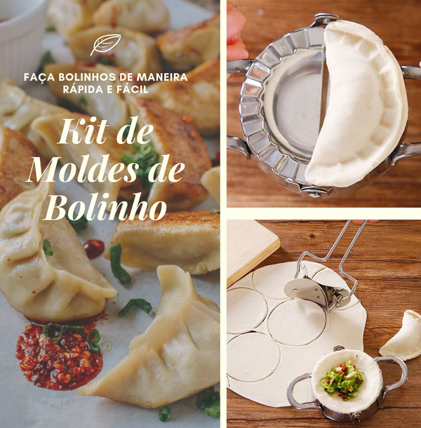 Perfect Dumpling - Molde para Bolinhos (Kit 2 peças)