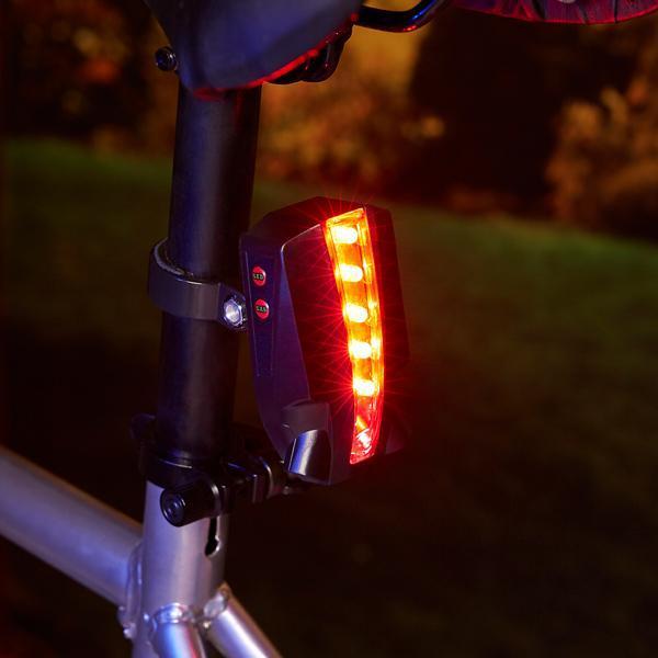 Lanterna Laser LED Traseira de Bicicleta