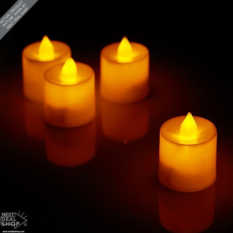 20 Peças de Lâmpadas de Vela de LED Sem Chamas - Perfeitas Para Decorações!