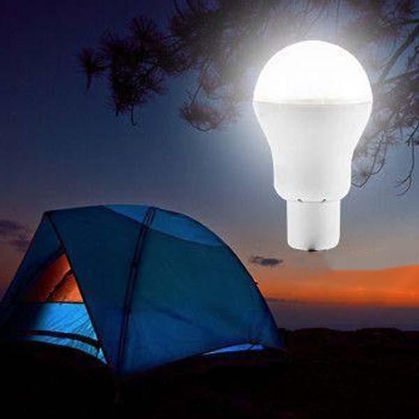 Lâmpada Solar de LED Portátil - Perfeita Para Acampar!