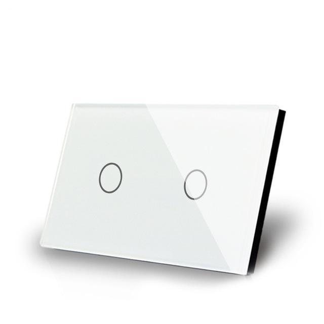 Smart Interruptor Wifi Touch Screen Wallpad 2 Teclas - Retangular