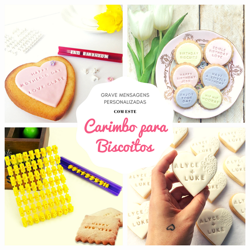 DIY Cookie Stamp - Carimbo para Biscoitos