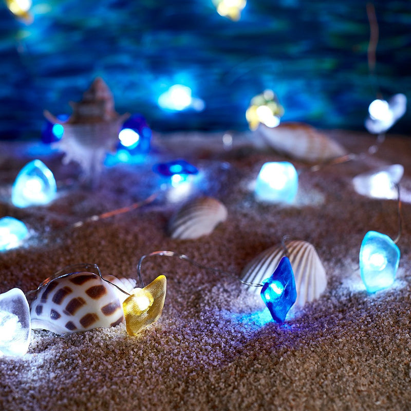 Luzes Decorativas de Vidro do Mar