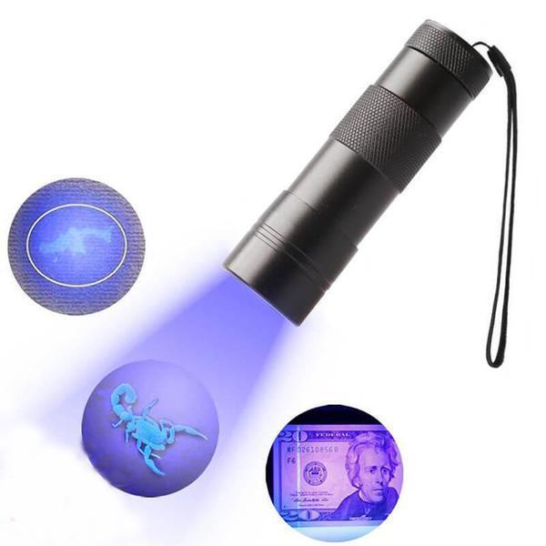 Lanterna Roxa Útil de LED UV