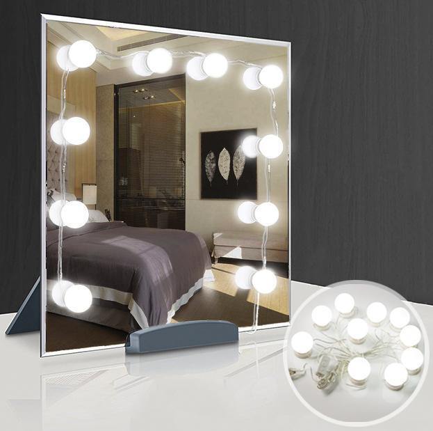 10 Peças de Conjunto de Lâmpadas LED para Espelho